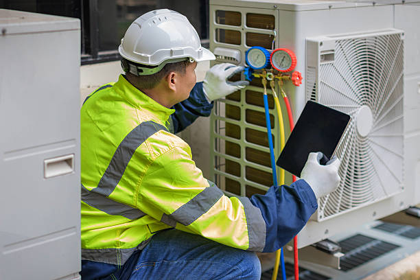Professional Hvac Installation technician working in North Windham, ME